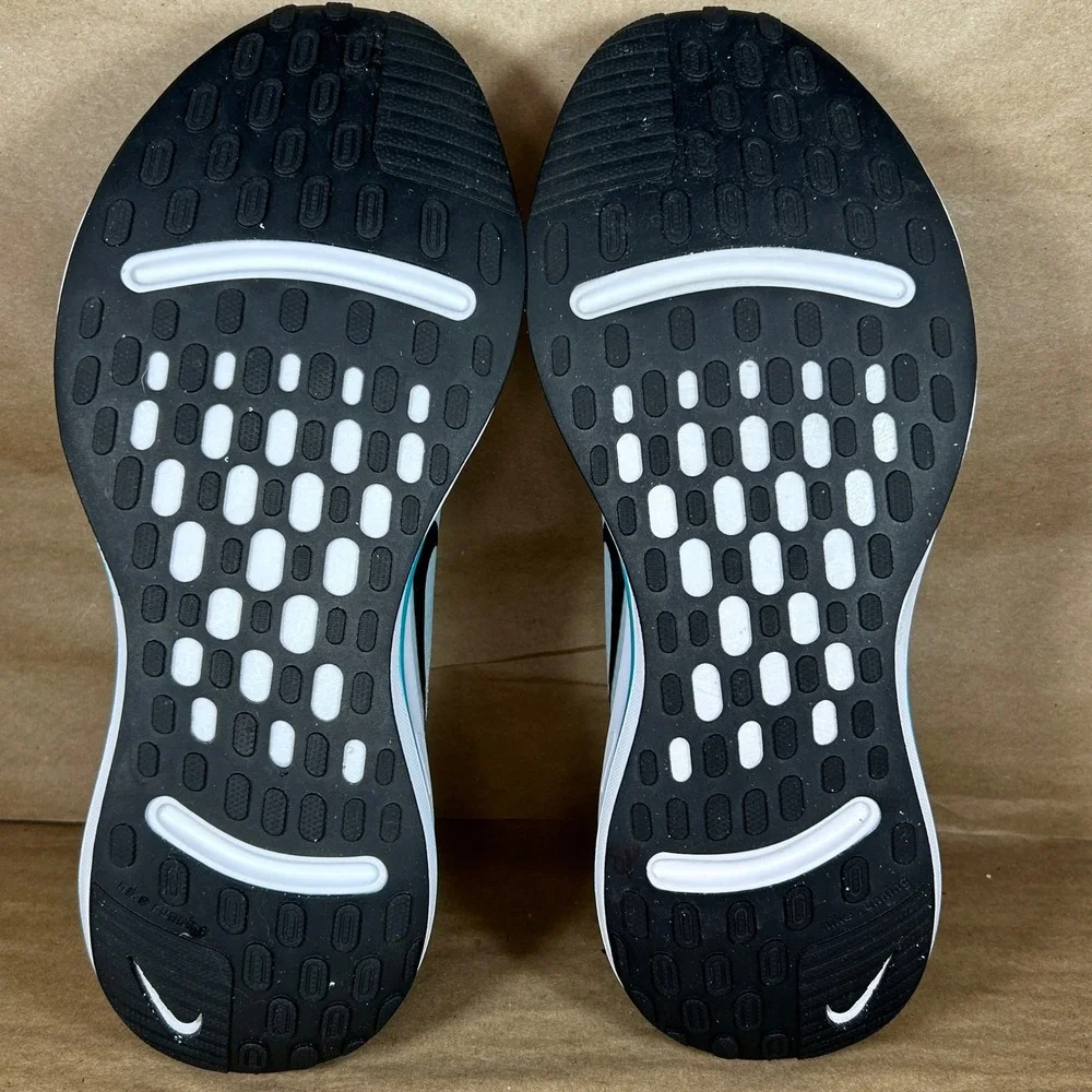Nike Journey Run Womens Size 7.5 Running Shoes White Teal‎ Black FN0228-105